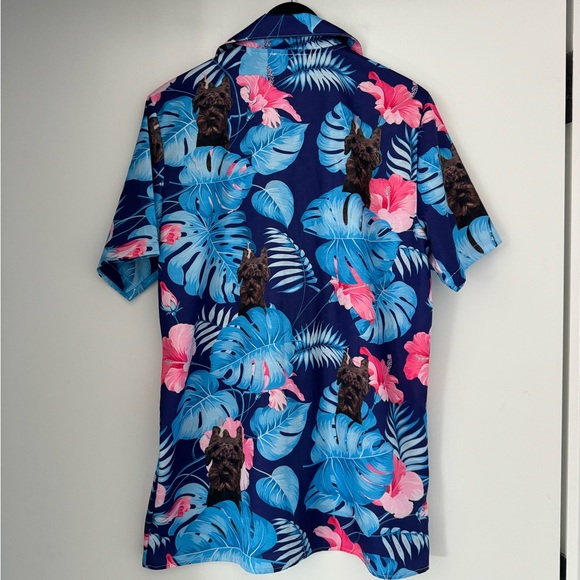 SHEIN Floral Button Down & Swim Trunks Set - Picture 2 of 6